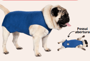 Roupa Pós-Cirúrgica Dry para castração de cães